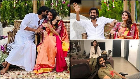 ಬಾಹುಬಲಿ ಚಿತ್ರದಲ್ಲಿ ಬಲ್ಲಾಳದೇವನ ಪಾತ್ರದಲ್ಲಿ ಮಿಂಚಿದ್ದ ರಾಣಾ ದಗ್ಗುಬಾಟಿ ಅವರು ಮಿಹೀಕಾ ಬಜಾಜ್ ಜೊತೆ ನಿಶ್ಚಿತಾರ್ಥ ಮಾಡಿಕೊಂಡಿದ್ದಾರೆ.