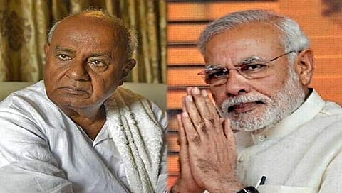 ದೇವೇಗೌಡ-ಪ್ರಧಾನಿ ಮೋದಿ