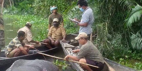ಕಾಜಿರಂಗ ಅರಣ್ಯದಲ್ಲಿ ಸಿಬ್ಬಂದಿಗಳ ಕಾರ್ಯಾಚರಣೆ