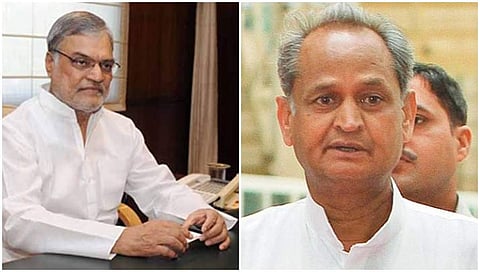 ಸ್ಪೀರಕ್ ಸಿ ಪಿ ಜೋಶಿ ಮತ್ತು ಸಿಎಂ ಅಶೋಕ್ ಗೆಹ್ಲೋಟ್(ಸಂಗ್ರಹ ಚಿತ್ರ)