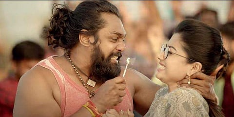 ಖರಾಬು ಚಿತ್ರದ ಗೀತೆಯಲ್ಲಿ ಕಾಣಿಸಿಕೊಂಡಿರುವ ಧ್ರುವ ಸರ್ಜಾ ಹಾಗೂ ರಶ್ಮಿಕಾ ಮಂದಣ್ಣ
