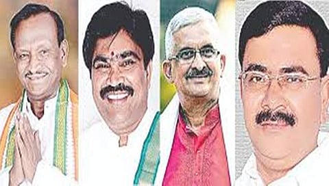 ಪ್ರಮಾಣ ವಚನ ಸ್ವೀಕರಿಸಿದ ನಾಲ್ವರು ಬಿಜೆಪಿ ಸದಸ್ಯರು