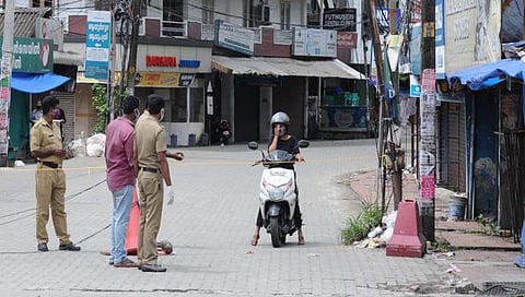 ಕೋವಿಡ್ ಹಾಟ್ ಸ್ಪಾಟ್ ಪಲ್ಲರಿವಟ್ಟಂ ಪ್ರದೇಶದ ಚಿತ್ರ