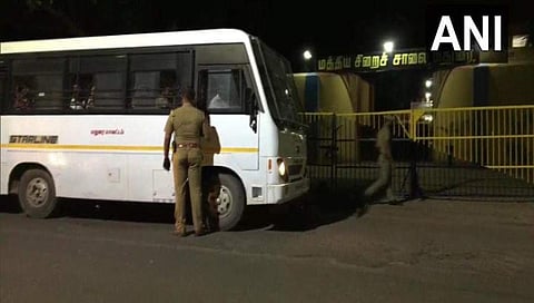 ಆರೋಪಿ ಪೊಲೀಸರನ್ನು ಕರೆದೊಯ್ದ ವಾಹನ