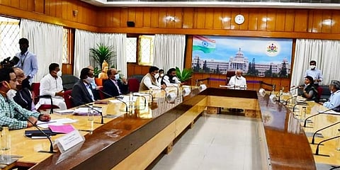 ಕೇಂದ್ರ ಆರೋಗ್ಯ ಸಚಿವಾಲಯದ ಅಧಿಕಾರಿಗಳೊಂದಿಗೆ ಸಿಎಂ ಯಡಿಯೂರಪ್ಪ