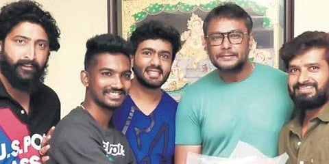 ಧ್ರುವನ್ ಸಿನಿಮಾಗೆ ದರ್ಶನ್ ಹಾರೈಕೆ