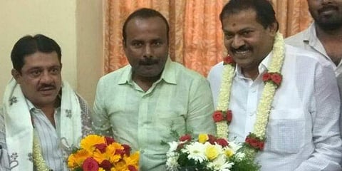 ಜಮೀರ್ ಮತ್ತು ಸಂಪತ್ ರಾಜ್ (ಫೇಸ್ ಬುಕ್ ಚಿತ್ರ)