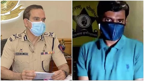 ಮುಂಬೈ ಪೊಲೀಸ್ ಕಮಿಷನರ್ ಮತ್ತು ಮುಂಬೈಗೆ ಬಂದು ಕ್ವಾರಂಟೈನ್ ಗೆ ಒಳಗಾದ ಪೊಲೀಸ್ ಅಧಿಕಾರಿ