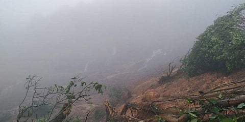 ತಲಕಾವೇರಿಯಲ್ಲಿ ಭೂಕುಸಿತ