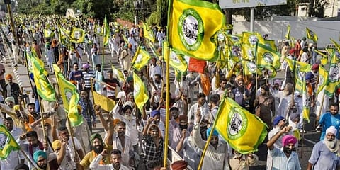 ಕೃಷಿ ಸಂಬಂಧಿತ ಮಸೂದೆಗಳನ್ನು ವಿರೋಧಿಸಿ ವಿವಿಧ ಸಂಘಟನೆಗಳು ಪಟಿಯಾಲದಲ್ಲಿ ಸೆ.17 ರಂದು ನಡೆದ ಪ್ರತಿಭಟನೆ