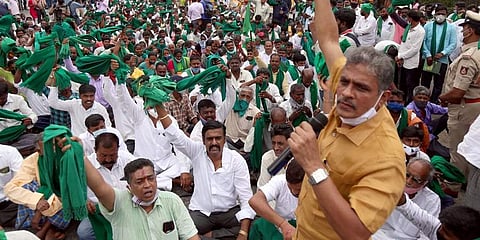 ರೈತರ ಪ್ರತಿಭಟನೆ