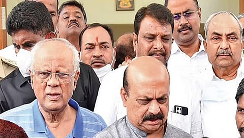 ದಾವಣಗೆರೆಯಲ್ಲಿ ಮಾಧ್ಯಮ ಪ್ರತಿನಿಧಿಗಳ ಮುಂದೆ ಮಾತನಾಡಿದ ಮುಖ್ಯಮಂತ್ರಿ ಬಸವರಾಜ ಬೊಮ್ಮಾಯಿ