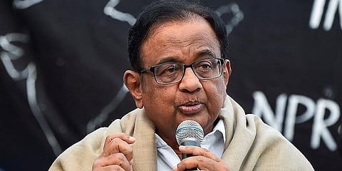 Congress leader P Chidambaram