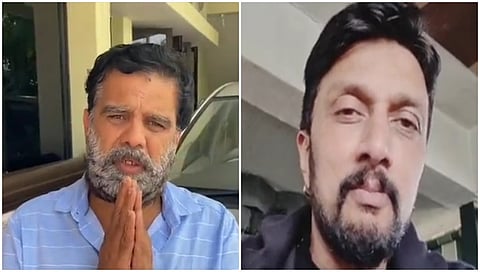 ಕೋಟಿಗೊಬ್ಬ 3 ಚಿತ್ರದ ನಿರ್ಮಾಪಕ ಸೂರಪ್ಪ ಬಾಬು ಮತ್ತು ನಟ ಕಿಚ್ಚ ಸುದೀಪ್