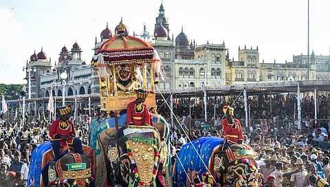 ಮೈಸೂರು ದಸರಾದಲ್ಲಿ ಜಂಬೂ ಸವಾರಿ