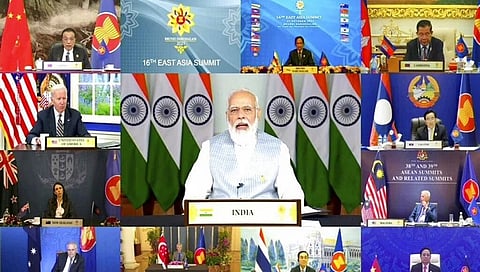 ಆಸಿಯಾನ್ ಶೃಂಗಸಭೆಯನ್ನು ಉದ್ದೇಶಿಸಿ ಮಾತನಾಡಿದ ಪ್ರಧಾನಿ ಮೋದಿ
