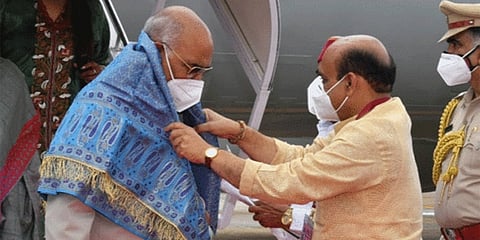 ರಾಷ್ಟ್ರಪತಿಗಳಿಗೆ ಸಿಎಂ ಬೊಮ್ಮಾಯಿ ಸನ್ಮಾನ