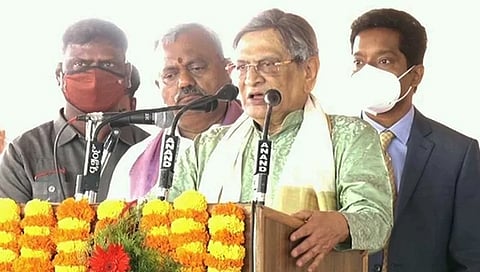 ಭಾಷಣ ಮಾಡುತ್ತಿರುವ ಎಸ್ಎಂ.ಕೃಷ್ಣಾ