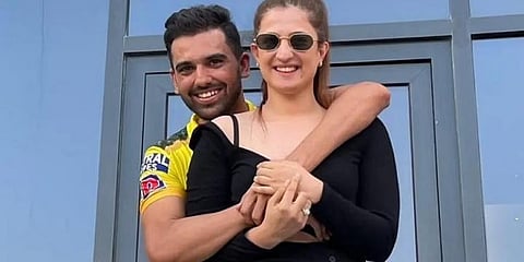 ಗರ್ಲ್ ಫ್ರೆಂಡ್ ಜೊತೆಗೆ ದೀಪಕ್ ಚಹಾರ್