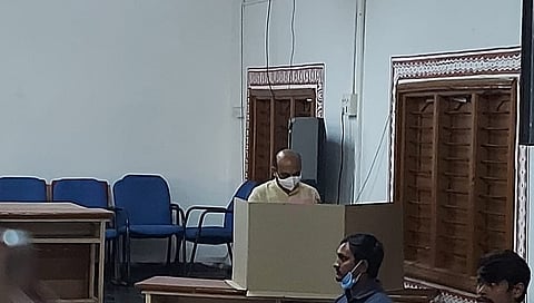 ಹಾವೇರಿ ಜಿಲ್ಲೆಯ ಶಿಗ್ಗಾಂವ್ ನಲ್ಲಿ ವಿಧಾನ ಪರಿಷತ್ ಚುನಾವಣೆಯಲ್ಲಿ ಮತ ಚಲಾವಣೆ ಮಾಡಿದ ಸಿಎಂ ಬೊಮ್ಮಾಯಿ