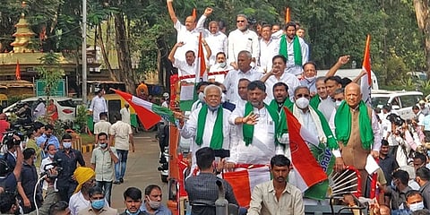 ಕಾಂಗ್ರೆಸ್ ಟ್ರ್ಯಾಕ್ಟರ್ ರ್ಯಾಲಿ