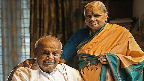 ದೇವೇಗೌಡ ದಂಪತಿ