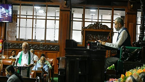ವಿಧಾನಸಭೆಯಲ್ಲಿ ಯಡಿಯೂರಪ್ಪ ಬಜೆಟ್ ಮಂಡನೆ