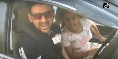 ಪೊಲೀಸರೊಂದಿಗೆ ಅನುಚಿತ ವರ್ತನೆ ತೋರಿದ ದಂಪತಿ