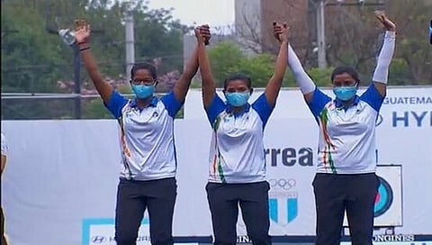 ಚಿನ್ನ ಗೆದ್ದ ಭಾರತದ ಮಹಿಳಾ ಅರ್ಚರಿ ತಂಡ