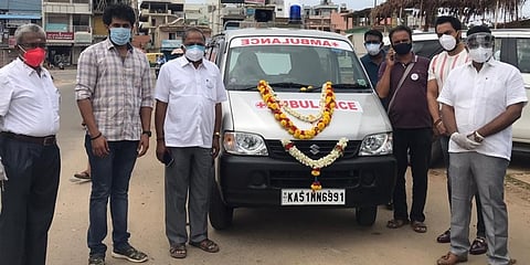 'ಐರಾವನ್' ಚಿತ್ರತಂಡದಿಂದ ಆಕ್ಸಿಜನ್ ಆಂಬುಲೆನ್ಸ್ ಸೇವೆ