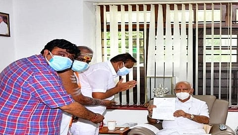 ರಾಜ್ಯ ಬ್ರಾಹ್ಮಣ ಅಭಿವೃದ್ಧಿ ಮಂಡಳಿ ನಿಯೋಗದಿಂದ ಮುಖ್ಯಮಂತ್ರಿಗಳಿಗೆ ಮನವಿ ಸಲ್ಲಿಕೆ
