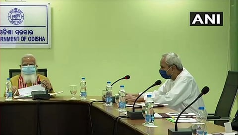 ಭುವನೇಶ್ವರದಲ್ಲಿಂದು ಮುಖ್ಯಮಂತ್ರಿ ನವೀನ್ ಪಟ್ನಾಯಕ್ ಜೊತೆ ಪರಾಮರ್ಶೆ ನಡೆಸಿದ ಪ್ರಧಾನಿ ನರೇಂದ್ರ ಮೋದಿ