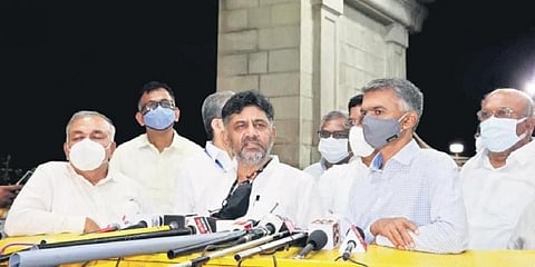 ಕಾಂಗ್ರೆಸ್ ನಾಯಕರ ಸುದ್ದಿಗೋಷ್ಠಿ
