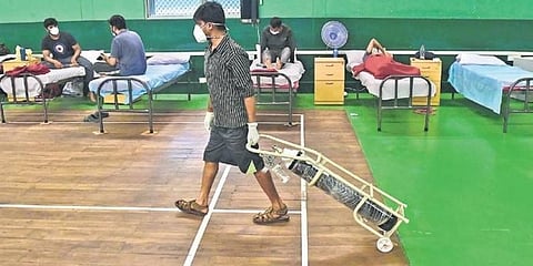 ಬೆಂಗಳೂರಿನ ಕೋವಿಡ್ ಕೇರ್ ಸೆಂಟರ್