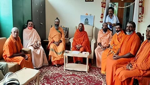 ತಿಪಟೂರಿನಲ್ಲಿ ರುದ್ರಮುನಿಸ್ವಾಮಿಗಳ ಪತ್ರಿಕಾಗೋಷ್ಠಿ