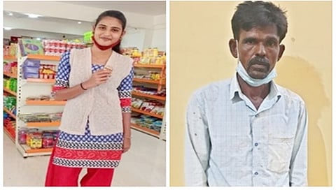 ಮೃತ ಯುವತಿ ಗಾಯತ್ರಿ ಹಾಗೂ ಆಕೆಯ ತಂದೆ ಆರೋಪಿ ಜಯರಾಮ್