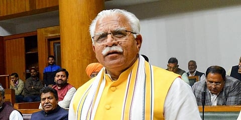 ಹರಿಯಾಣ ಮುಖ್ಯಮಂತ್ರಿ ಮನೋಹರ್ ಲಾಲ್ ಖಟ್ಟರ್