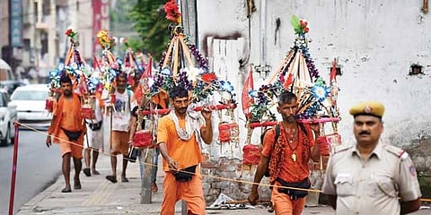 ಕನ್ವಾರ್ ಯಾತ್ರೆ (ಪಿಟಿಐ ಚಿತ್ರ)