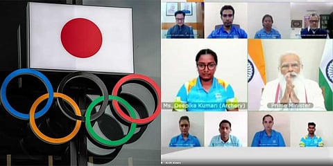 ಅಥ್ಲೀಟ್ ಗಳೊಂದಿಗೆ ಪ್ರಧಾನಿ ಮೋದಿ ವರ್ಚುವಲ್ ಸಂಭಾಷಣೆ