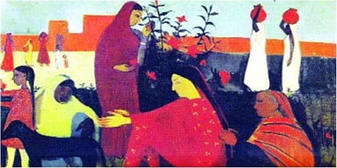 ಅಮೃತಾ ಶೇರ್ಗಿಲ್ ರಚನೆಯ ಕಲಾಕೃತಿ