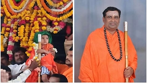 ಚಿಕ್ಕ ನೀಲಕಂಠ ಸ್ವಾಮಿ ಹಾಗೂ ಹಿರಿಯ ಶ್ರೀಗಳಾದ  ಶಿವಬಸವ ಶಿವಾಚಾರ್ಯ ಶ್ರೀಗಳು