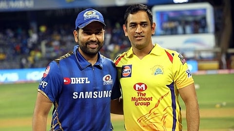 MS Dhoni and Rohit Sharma