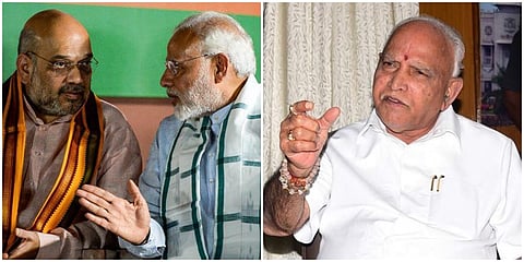 ಅಮಿತ್ ಶಾ-ಮೋದಿ, ಯಡಿಯೂರಪ್ಪ
