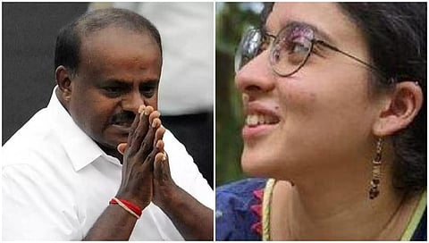 ಹೆಚ್ ಡಿ ಕುಮಾರಸ್ವಾಮಿ, ವಿಜೇತ ಅನಂತ್ ಕುಮಾರ್(ಸಂಗ್ರಹ ಚಿತ್ರ)