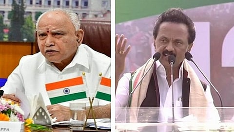 ಮುಖ್ಯಮಂತ್ರಿಗಳಾದ ಬಿಎಸ್ ಯಡಿಯೂರಪ್ಪ, ಸ್ಟಾಲಿನ್