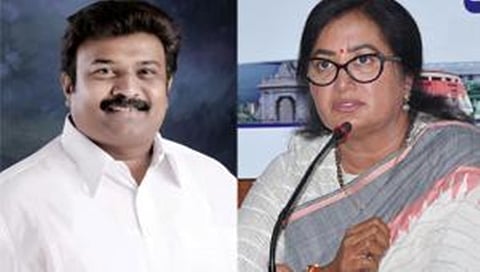 ಶಾಸಕ ರವೀಂದ್ರ ಶ್ರೀಕಂಠಯ್ಯ, ಸಂಸದೆ ಸುಮಲತಾ