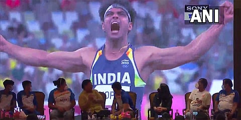 ಕಾರ್ಯಕ್ರಮದಲ್ಲಿ ಚಿನ್ನದ ಹುಡುಗ ನೀರಜ್ ಚೋಪ್ರಾ