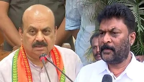 ಸಿಎಂ ಬಸವರಾಜ ಬೊಮ್ಮಾಯಿ ಮತ್ತು ಸಚಿವ ಆನಂದ್ ಸಿಂಗ್(ಸಂಗ್ರಹ ಚಿತ್ರ)