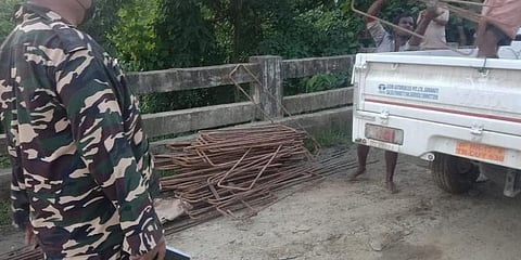 ಅಸ್ಸಾಂ ವಶಕ್ಕೆ ಪಡೆದಿದ್ದ ನಿರ್ಮಾಣ ಸಾಮಗ್ರಿ