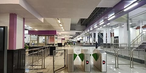 ಕೆಂಗೇರಿ ಮೆಟ್ರೋ ನಿಲ್ದಾಣದ ಒಳಾಂಗಣ